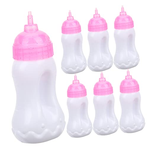 Milisten 10stücke Teiliges Miniatur Milchflaschen Für Puppen Babypuppe Zubehör Spielzeug Saftflaschen Für Mädchen Für Rollenspiele Und Miniaturhäuser von Milisten