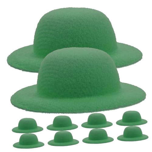 Milisten 10 Stück Mini-Strohhut Puppe Mini-Kappen zum Basteln Mini-Craft-Hut Mädchen Mütze Dekorationen Party-Accessoires Foto-Requisite für Bastelhüte Mini-Zauberhut Miniaturhüte Eva Green von Milisten