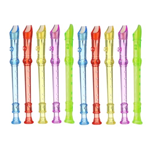 Milisten 10 Stück Musikblockflöte Großmengen Musikblockflöte Instrument Blockflöte Instrument Für Durchscheinend Kinderblockflöte Anfänger Sopranblockflöte Klarinette Milisten 10 Stück Musikblockflöte Großmengen Musikblockflöte Instrument Blockflöte Instrument Für Durchscheinend Kinderblockflöte Anfänger Sopranblockflöte Klarinette von Milisten