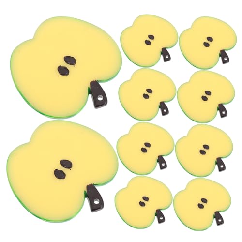 Milisten 10 Stück Obst-Modell deko künstliche Nahrungsmittel zur Ausstellung künstliche Früchte klein künstliches Obst zur Auslage gefälschte Apfelscheiben simuliertes Obst PVC Beige Milisten 10 Stück Obst-Modell deko künstliche Nahrungsmittel zur Ausstellung künstliche Früchte klein künstliches Obst zur Auslage gefälschte Apfelscheiben simuliertes Obst PVC Beige von Milisten