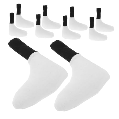 Milisten 10 Stück Plüschpuppenzubehör Kleiner Puppenfuß Puppengelenke Fuß Puppe Gefälschter Fuß Puppe Kleiner Fuß Puppenzubereitungsmaterialien Mini-puppenfuß Puppen-ersatzfüße Baumwolle von Milisten