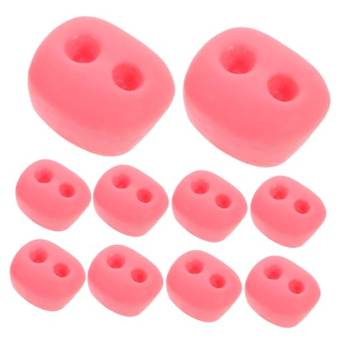 Milisten 10 Stück Puppen Schweinenasen Zubehör Puppenzubehör Miniatur Simulation Plüsch Stofftier Interaktives Tierspielzeug Mini Für Mädchen Strumpffüller Kunststoff Rosy von Milisten