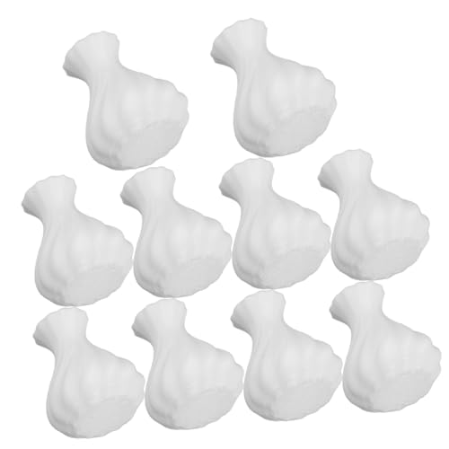 Milisten 10 Stück Puppenhausvase Mikro Mini Puppenvase Antiquität winzig kleine Vase kleine Blumenvase Plastik Weiß Milisten 10 Stück Puppenhausvase Mikro Mini Puppenvase Antiquität winzig kleine Vase kleine Blumenvase Plastik Weiß von Milisten