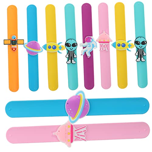 Milisten 10 Stück Silikonring Partytütenfüller für Kindergeburtstage Geburtstag Goodie Bag Füllstoffe Schlagarmbänder für Partytüten Slap-Circle-Armbänder Kieselgel Milisten 10 Stück Silikonring Partytütenfüller für Kindergeburtstage Geburtstag Goodie Bag Füllstoffe Schlagarmbänder für Partytüten Slap-Circle-Armbänder Kieselgel von Milisten