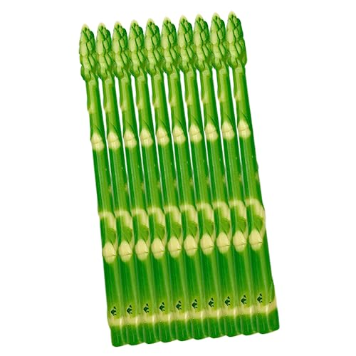 Milisten 10 Stück Simulation Spargelmodell künstlich Anzeige, Essen klein gefälscht Modelle Spargelstütze für die Küche simulierte Lebensmittelornamente PVC Green Milisten 10 Stück Simulation Spargelmodell künstlich Anzeige, Essen klein gefälscht Modelle Spargelstütze für die Küche simulierte Lebensmittelornamente PVC Green von Milisten