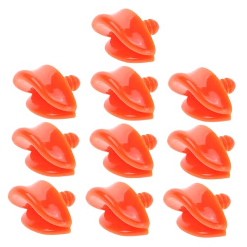 Milisten 10 Stück Teiliges Entenschnabel Kit für DIY Tierpuppen Ersatzteile für Enten Kunststoff Entenschnabel für Kreative Bastelprojekte und Dekoration von Milisten