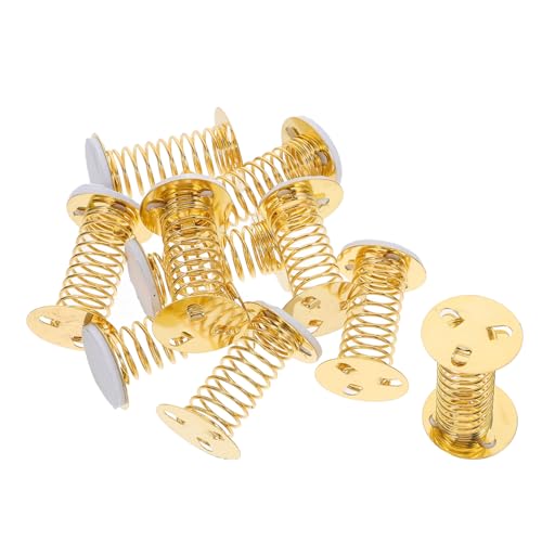 Milisten 10 Stück Teiliges Federsockel für Auto Dashboard Goldene Spiralfeder Basen mit Wackelkopf DIY Puppenständer für Kreative Figuren Dekoratives Innenraumzubehör Milisten 10 Stück Teiliges Federsockel für Auto Dashboard Goldene Spiralfeder Basen mit Wackelkopf DIY Puppenständer für Kreative Figuren Dekoratives Innenraumzubehör von Milisten