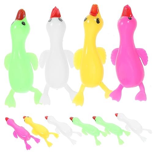 Milisten 10 Stücke Fliegende Gans Spielzeug für Kinder Dehnbares Finger Gans Spielzeug Elastische Dekompressionsspielzeuge für Partys und Freizeit von Milisten