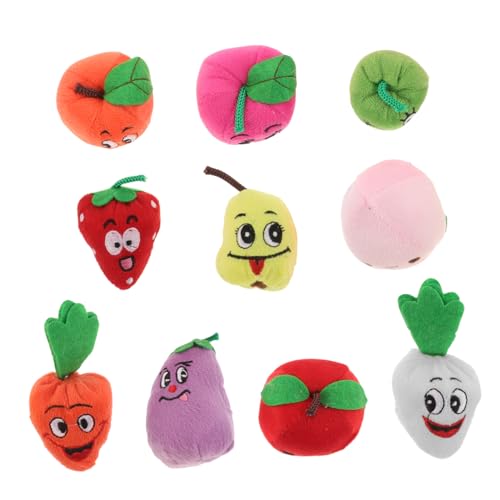 Milisten 10 Stück Teiliges Fingerpuppen aus Obst für Kreatives für Interaktive Geschichtenerzählungen für Kleinkinderaktivitäten von Milisten