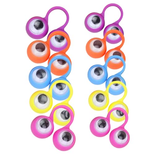 Milisten 10 Stück Teiliges Fingerpuppen mit Augenringen Kreatives Finger für Farbige Fingerpuppen für Partys Sicher und Verletzungsfrei Fördert Kreativität und Milisten 10 Stück Teiliges Fingerpuppen mit Augenringen Kreatives Finger für Farbige Fingerpuppen für Partys Sicher und Verletzungsfrei Fördert Kreativität und von Milisten