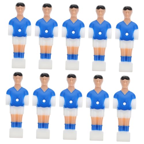 Milisten 10 Stück Teiliges Foosball Spieler aus Hochwertigem Kunststoff Langlebige Farbige Tischfußball Figuren Kompatibel mit Standard Tischkicker Verschleißfest und Robust für Intensiven von Milisten