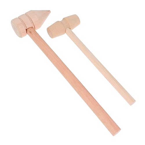 Milisten 10 Stück Teiliges Holzspielzeug Hammer für Mini Holzhammer mit Praktischem Design Leicht und Tragbar Hand Auge Koordination und Feinmotorik bei Jungen und Mädchen Milisten 10 Stück Teiliges Holzspielzeug Hammer für Mini Holzhammer mit Praktischem Design Leicht und Tragbar Hand Auge Koordination und Feinmotorik bei Jungen und Mädchen von Milisten