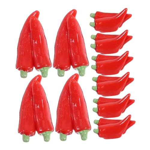 Milisten 10 Stück Teiliges Künstliche Chili Miniatur Realistische Kleine Gemüsefigur Lebensechte Fake Pepper Dekoration für DIY Mini Landschaften Kreative Foto Requisiten Stilvolle Küchen Milisten 10 Stück Teiliges Künstliche Chili Miniatur Realistische Kleine Gemüsefigur Lebensechte Fake Pepper Dekoration für DIY Mini Landschaften Kreative Foto Requisiten Stilvolle Küchen von Milisten