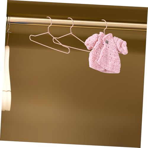 Milisten 10 Stück Teiliges Metall Mini Kleiderbügel für Puppenkleider und Haustierbekleidung Roségold Stabiler Kleiner Puppenschrank Zubehör für Sammler Milisten 10 Stück Teiliges Metall Mini Kleiderbügel für Puppenkleider und Haustierbekleidung Roségold Stabiler Kleiner Puppenschrank Zubehör für Sammler von Milisten