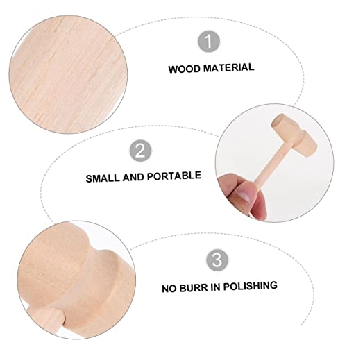 Milisten 10 Stück Teiliges Mini Holzhammer für Kreative Spielzeuge für Jungen und Leicht und Tragbar Lernspielzeug Motorik und Kreativität Milisten 10 Stück Teiliges Mini Holzhammer für Kreative Spielzeuge für Jungen und Leicht und Tragbar Lernspielzeug Motorik und Kreativität von Milisten