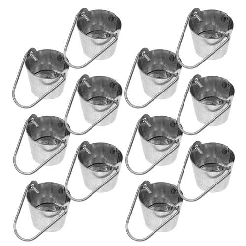 Milisten 10 Stück Teiliges Mini Metall Eimer mit Griffen Wetterfeste Mini Pflanzkübel Vielseitige Miniatur Dekoration für Puppenhaus Garten DIY Micro Landschaft Zubehör Kleine Metall Milisten 10 Stück Teiliges Mini Metall Eimer mit Griffen Wetterfeste Mini Pflanzkübel Vielseitige Miniatur Dekoration für Puppenhaus Garten DIY Micro Landschaft Zubehör Kleine Metall von Milisten
