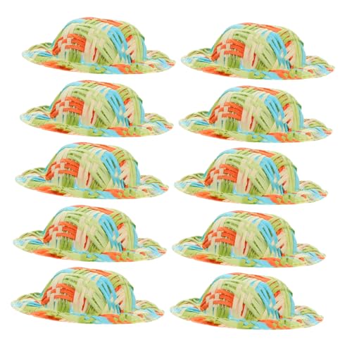 Milisten 10 Stück Teiliges Mini Strohhut Handgefertigte Kleine Gewebte Puppenhüte Natürliche Dekoration für DIY Bastelprojekte Puppenhäuser Haarschmuck und Partyzubehör Grün Geflochten Milisten 10 Stück Teiliges Mini Strohhut Handgefertigte Kleine Gewebte Puppenhüte Natürliche Dekoration für DIY Bastelprojekte Puppenhäuser Haarschmuck und Partyzubehör Grün Geflochten von Milisten