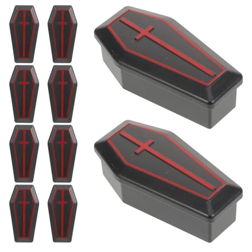 Milisten 10 Stück Teiliges Mini sarg Kunststoff mit Deckel Gruselige Halloween deko Kompakte Leichte Coffin Box als Candy Box und Scherzartikel für Horror Partys und Halloween atmosphäre Milisten 10 Stück Teiliges Mini sarg Kunststoff mit Deckel Gruselige Halloween deko Kompakte Leichte Coffin Box als Candy Box und Scherzartikel für Horror Partys und Halloween atmosphäre von Milisten