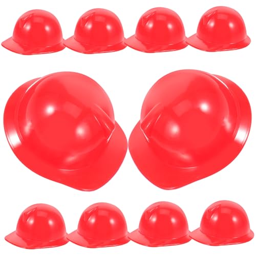 Milisten 10 Stück Teiliges Mini spielzeughelm Leuchtendem Rot Kunststoff Puppenhelm für Puppenhaus Dekoration Sicherer Kopfschutz und Vielseitiges Miniatur Bauhelm Zubehör Milisten 10 Stück Teiliges Mini spielzeughelm Leuchtendem Rot Kunststoff Puppenhelm für Puppenhaus Dekoration Sicherer Kopfschutz und Vielseitiges Miniatur Bauhelm Zubehör von Milisten