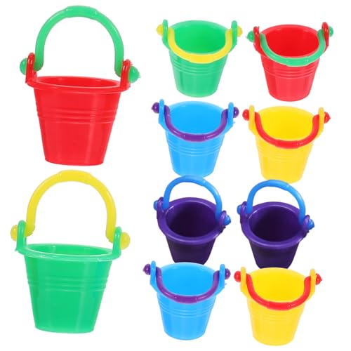 Milisten 10 Stück Teiliges Miniatur Eimer Bunte Mini Wassereimer Modelle Puppenhaus Zubehör Dekorative Kleine Eimer für DIY Miniaturhäuser Geeignet für Wohnzimmer Schlafzimmer Spielzimmer Milisten 10 Stück Teiliges Miniatur Eimer Bunte Mini Wassereimer Modelle Puppenhaus Zubehör Dekorative Kleine Eimer für DIY Miniaturhäuser Geeignet für Wohnzimmer Schlafzimmer Spielzimmer von Milisten
