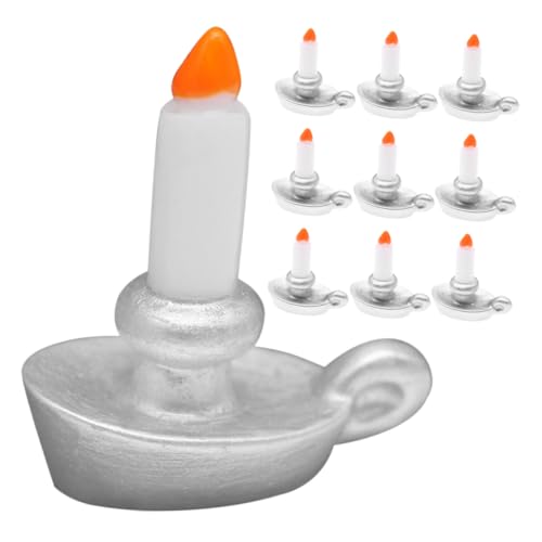 Milisten 10stücke Miniatur-kerzenständer Aus Harz Für Puppenhaus-Dekoration Teelichthalter Als Innenlandschaftsdekor DIY-möbel-zubehör Mini-kandelaber Für Fantasievolles Spielen Milisten 10stücke Miniatur-kerzenständer Aus Harz Für Puppenhaus-Dekoration Teelichthalter Als Innenlandschaftsdekor DIY-möbel-zubehör Mini-kandelaber Für Fantasievolles Spielen von Milisten