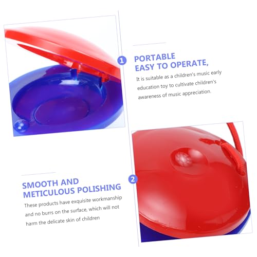 Milisten 10 Stück Teiliges Percussion Finger Kastagnetten Sicheres Musik Lerninstrument für Rhythmusförderung Glatte Oberfläche Umweltfreundlich und Tragbar für Mädchen und Jungen Milisten 10 Stück Teiliges Percussion Finger Kastagnetten Sicheres Musik Lerninstrument für Rhythmusförderung Glatte Oberfläche Umweltfreundlich und Tragbar für Mädchen und Jungen von Milisten