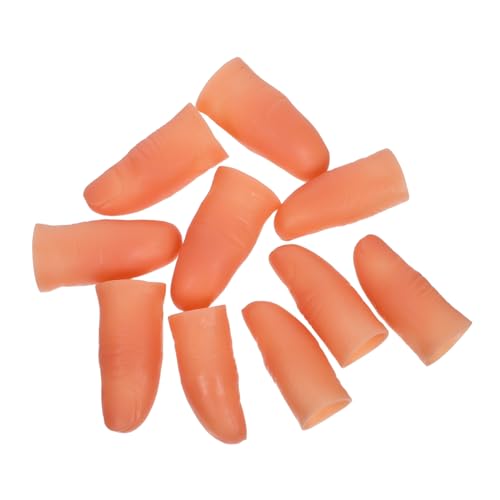 Milisten 10 Stück Teiliges Set Simulation Finger Props aus Kunststoff mit Realistischen Fingernägeln Flexible Trickfinger für Bühnenauftritte Übung und Aprilscherze und Große Natürliche Milisten 10 Stück Teiliges Set Simulation Finger Props aus Kunststoff mit Realistischen Fingernägeln Flexible Trickfinger für Bühnenauftritte Übung und Aprilscherze und Große Natürliche von Milisten