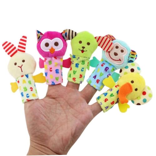 Milisten 10 Stück Teiliges Set Weicher Plüsch Tier Fingerpuppen für Kleinkinder Interaktives Erzählspielzeug Kindgerechte Handpuppen aus Hautfreundlichem Material für Kindergarten und Milisten 10 Stück Teiliges Set Weicher Plüsch Tier Fingerpuppen für Kleinkinder Interaktives Erzählspielzeug Kindgerechte Handpuppen aus Hautfreundlichem Material für Kindergarten und von Milisten