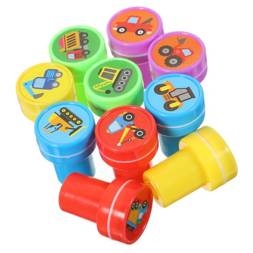 Milisten 10 Stück Teiliges Stempel mit Baustellenfahrzeugen für Motivstempel für Partys Basteln und Kreative Projekte und Klassenbelohnungen Milisten 10 Stück Teiliges Stempel mit Baustellenfahrzeugen für Motivstempel für Partys Basteln und Kreative Projekte und Klassenbelohnungen von Milisten