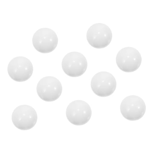 Milisten 10 Stück Teiliges Weiße Perlen Glatte Rotation Geeignet für Roulette räder Vielseitig für Bar Party und Gesellschaftsspiele Verbessertes Spielgefühl durch Hochwertige Spielperlen von Milisten