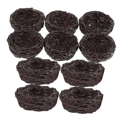 Milisten 10 Stück Vogelnest-Ornamente Nein Deko Mini-Eier Ostereier Künstliche Notgroschen Minivögel Zum Basteln Osterei Ornamente Osterschmuck Vogelnest Zum Basteln Harz Dunkelbraun Milisten 10 Stück Vogelnest-Ornamente Nein Deko Mini-Eier Ostereier Künstliche Notgroschen Minivögel Zum Basteln Osterei Ornamente Osterschmuck Vogelnest Zum Basteln Harz Dunkelbraun von Milisten