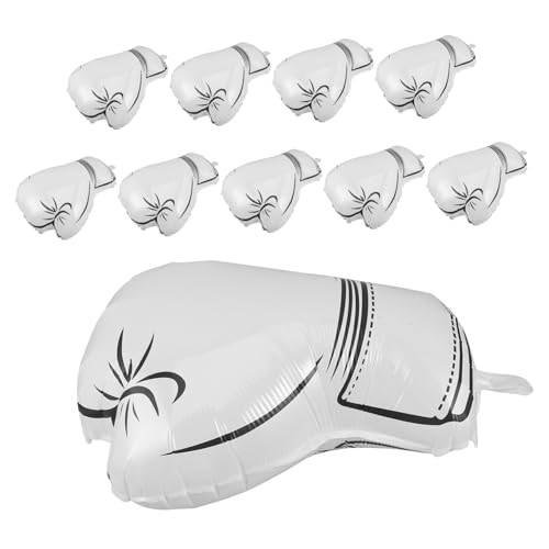 Milisten 10 Stück Weiße Boxing Glove Folienballons aus Aluminiumfolie Reißfest und Langlebig Schnell Aufblasbar und Einfach zu Hängen Vielseitige Dekoration für Jungen Geburtstags Milisten 10 Stück Weiße Boxing Glove Folienballons aus Aluminiumfolie Reißfest und Langlebig Schnell Aufblasbar und Einfach zu Hängen Vielseitige Dekoration für Jungen Geburtstags von Milisten
