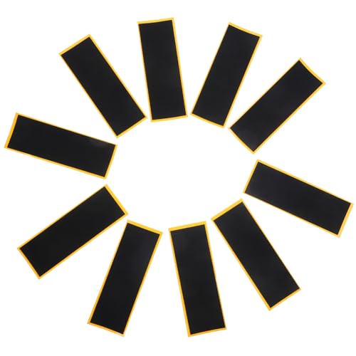 Milisten 10 Stück rutschfeste Aufkleber Traktion Finger rutschfestes Schaumstoff-Griffband Klebeband Kleiner Skateboard-Aufkleber Schaumstoff-Griffbänder Black von Milisten