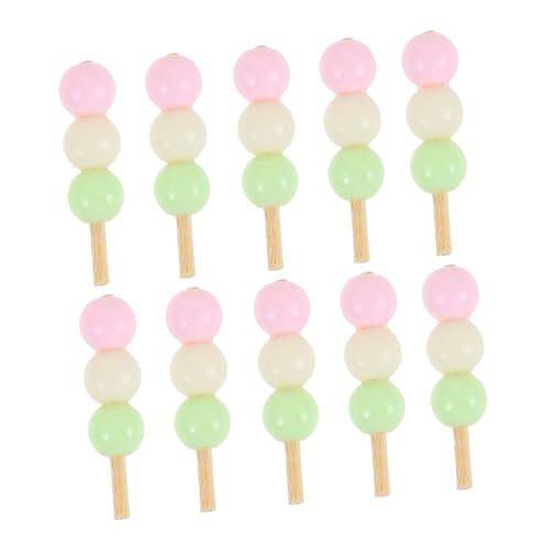 Milisten 10 Stück winziges Lebensmittelmodell Miniatur Puppe Mini-Essen Mini-Food-Requisite Mini Spiel Essen Mini-Food-Dekoration Mini schmücken Mini-Basteldekore Plastik von Milisten
