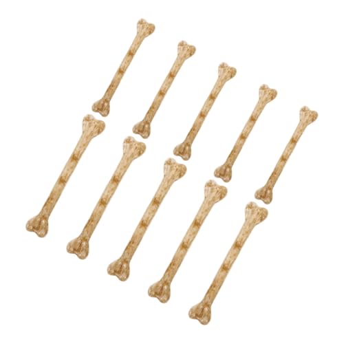 Milisten 10 Stücke Simulierte Knochen Dekorationen Knochen Halloween Knochen Requisiten Halloween Knochen Dekoration Skelette Knochen Halloween Kunststoff von Milisten