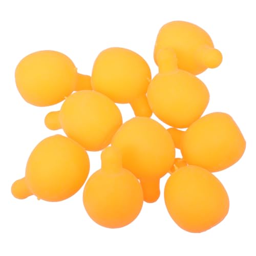 Milisten 10 Stücke Squeeze Ball Orange Squishy Maker Refill Weiche Gummi DIY Stress Ball Stress Bälle von Milisten