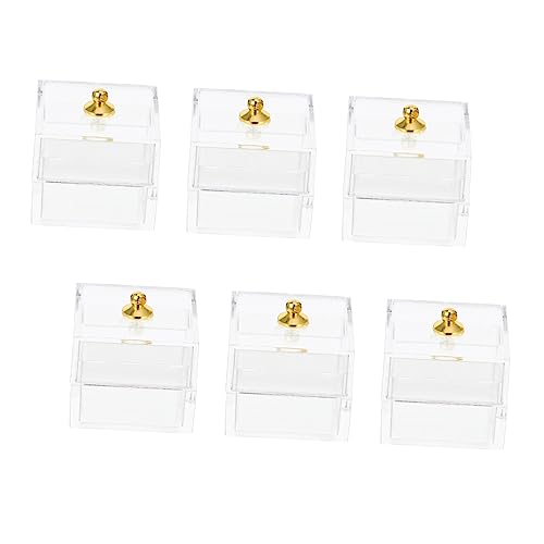 Milisten 10 Teilige Box Mini Simulations Schaukasten Ornament Transparente Puppenhaus Vitrine Puppenhaus Aufbewahrungsboxen Kleiner Behälter Durchsichtige Aufbewahrungsboxen Mit Milisten 10 Teilige Box Mini Simulations Schaukasten Ornament Transparente Puppenhaus Vitrine Puppenhaus Aufbewahrungsboxen Kleiner Behälter Durchsichtige Aufbewahrungsboxen Mit von Milisten