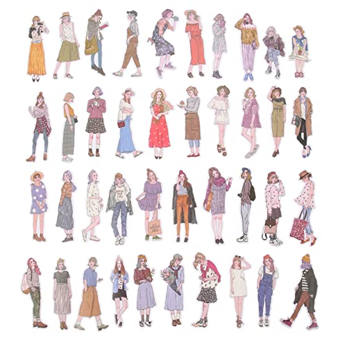Milisten 100 Blatt DIY Scrapbooking Aufkleber Selbstklebende Sticker für Mädchenmuster für Tagebuch Basteln und Fotoalben aus Hochwertigem Gefertigt Milisten 100 Blatt DIY Scrapbooking Aufkleber Selbstklebende Sticker für Mädchenmuster für Tagebuch Basteln und Fotoalben aus Hochwertigem Gefertigt von Milisten