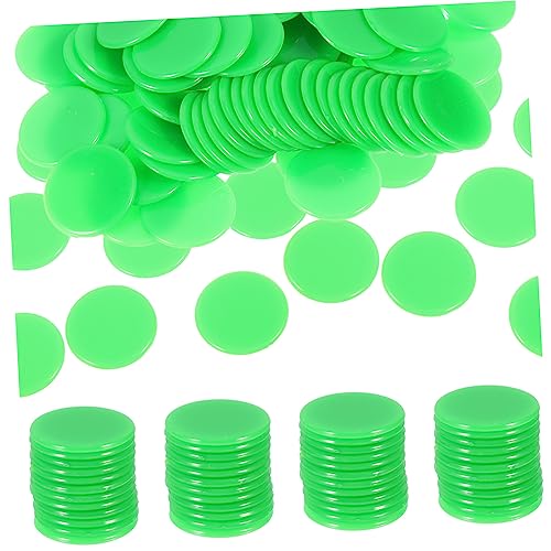 Milisten 100 Stück Bingo Chips Zählmarkierungen für Bingo Spiele Spielsteine für Poker Nächte für Brettspiele und Partyzubehör Lebhaftem Sicher und Komfortabel der Handhabung von Milisten