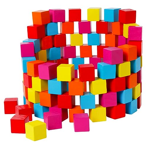 Milisten 100 Stück Bunte Holzbausteine für Pädagogisches zur Frühen Bildung Fördert Kreativität und Räumliches Vorstellungsvermögen für Zuhause oder Schule Milisten 100 Stück Bunte Holzbausteine für Pädagogisches zur Frühen Bildung Fördert Kreativität und Räumliches Vorstellungsvermögen für Zuhause oder Schule von Milisten