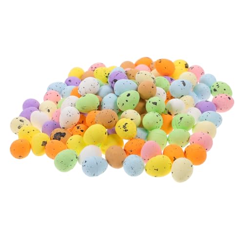 Milisten 100 Stück Bunte Ostereier Miniatur Imitations Eier für DIY Osterdekorationen Farbige Schaumstoff Eier für Fotorequisiten und Osterkörbe Milisten 100 Stück Bunte Ostereier Miniatur Imitations Eier für DIY Osterdekorationen Farbige Schaumstoff Eier für Fotorequisiten und Osterkörbe von Milisten