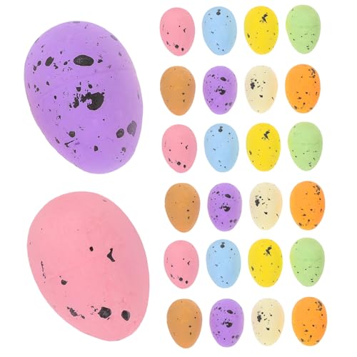 Milisten 100 Stück DIY Schaumstoff Ostereier Bunte Dekorationen für Ostern Bastelprojekte und Partybedarf Milisten 100 Stück DIY Schaumstoff Ostereier Bunte Dekorationen für Ostern Bastelprojekte und Partybedarf von Milisten
