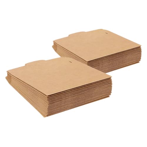 Milisten 100 Stück Disc-Tasche Pakete aus Kraftpapier Papphüllen Weihnachtsverpackungstüten Medienaufbewahrungshüllen Party bevorzugt Taschen Dateiumschläge Leere CD-Hülle Hellbraun Milisten 100 Stück Disc-Tasche Pakete aus Kraftpapier Papphüllen Weihnachtsverpackungstüten Medienaufbewahrungshüllen Party bevorzugt Taschen Dateiumschläge Leere CD-Hülle Hellbraun von Milisten