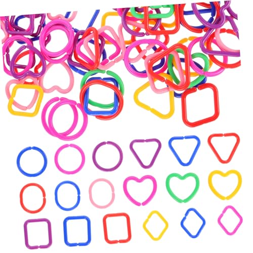 Milisten 100 Stück Geometrische Schnallenspielzeug Ketten verbinden plastische Formen Babykette Babyspielzeugklammern Kettenspiel Babyspielzeugringe Mathe-Links Plastik Milisten 100 Stück Geometrische Schnallenspielzeug Ketten verbinden plastische Formen Babykette Babyspielzeugklammern Kettenspiel Babyspielzeugringe Mathe-Links Plastik von Milisten