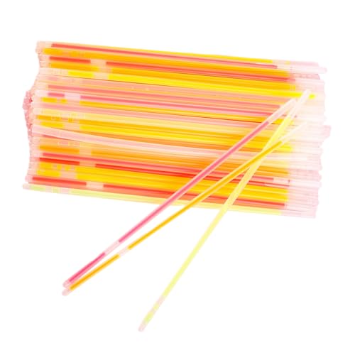Milisten 100 Stück Leuchtende Armbänder Fluoreszierende Knicklichter für Partys Hochzeiten Halloween und Festivals für Erwachsene Einfache Handhabung Robust und Tragbar Milisten 100 Stück Leuchtende Armbänder Fluoreszierende Knicklichter für Partys Hochzeiten Halloween und Festivals für Erwachsene Einfache Handhabung Robust und Tragbar von Milisten