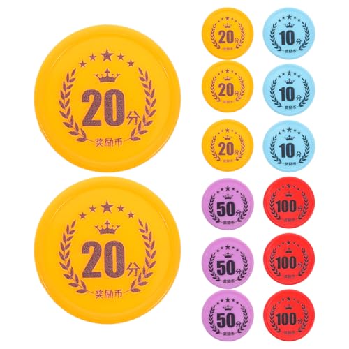 Milisten 100 Stück Mathe-Lehrmittel für kleine Bingo-Chips Bingochips für Bingospiele aus Kunststoff Bingo -Marker Spielchips kleine Chips Mathe Jetons Plastik von Milisten