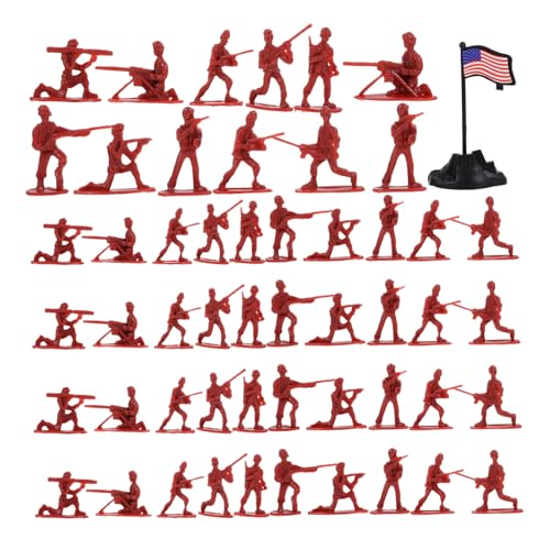 Milisten 100 Stück Militärmodell Modelle Minifigur Mikrofiguren Mini Menschenfiguren Menschenmodell Sandkasten Miniaturen Winzige Menschen Kinderbedarf Kindermenschenfiguren Mini Dekore von Milisten