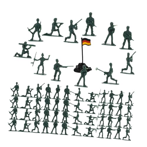 Milisten 100 Stück Militärmodellspielzeug Kinderversorgung Mikrofiguren winzige Leute kleine Soldatenmodelle Menschenfiguren für Sandtisch-Soldaten-Modelle Plastik von Milisten