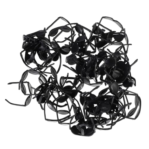 Milisten 100 Stück Mini Sonnenbrillen Puppen Sonnenbrille Puppenhaus Zubehör Schwarz Leichte Puppenbrillen für DIY Bastelprojekte und Puppenfotografie Dekoration Milisten 100 Stück Mini Sonnenbrillen Puppen Sonnenbrille Puppenhaus Zubehör Schwarz Leichte Puppenbrillen für DIY Bastelprojekte und Puppenfotografie Dekoration von Milisten