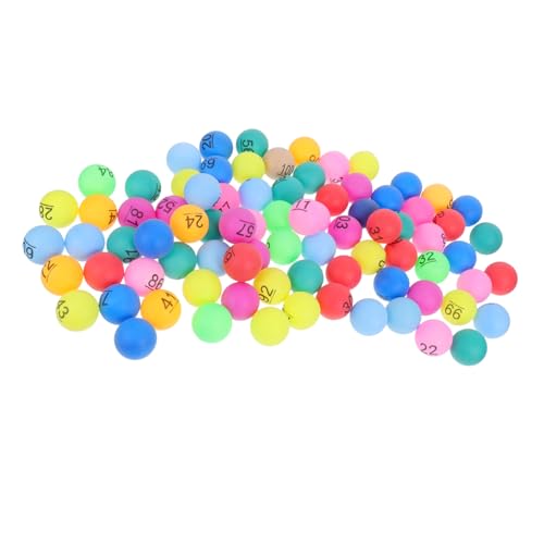Milisten 100 Stück Nummerierte Bälle: Farbige Tombola-bälle 100 – 4 cm Kleine Plastikkugeln Für -Bingo-Spiele, Partydekorationen Und Familienunterhaltung Milisten 100 Stück Nummerierte Bälle: Farbige Tombola-bälle 100 – 4 cm Kleine Plastikkugeln Für -Bingo-Spiele, Partydekorationen Und Familienunterhaltung von Milisten